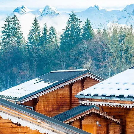 Residence Nemea Les Chalets Du Bois De Champelle Morillon Exterior photo